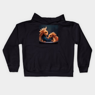 Damartinart baby dragon Kids Hoodie